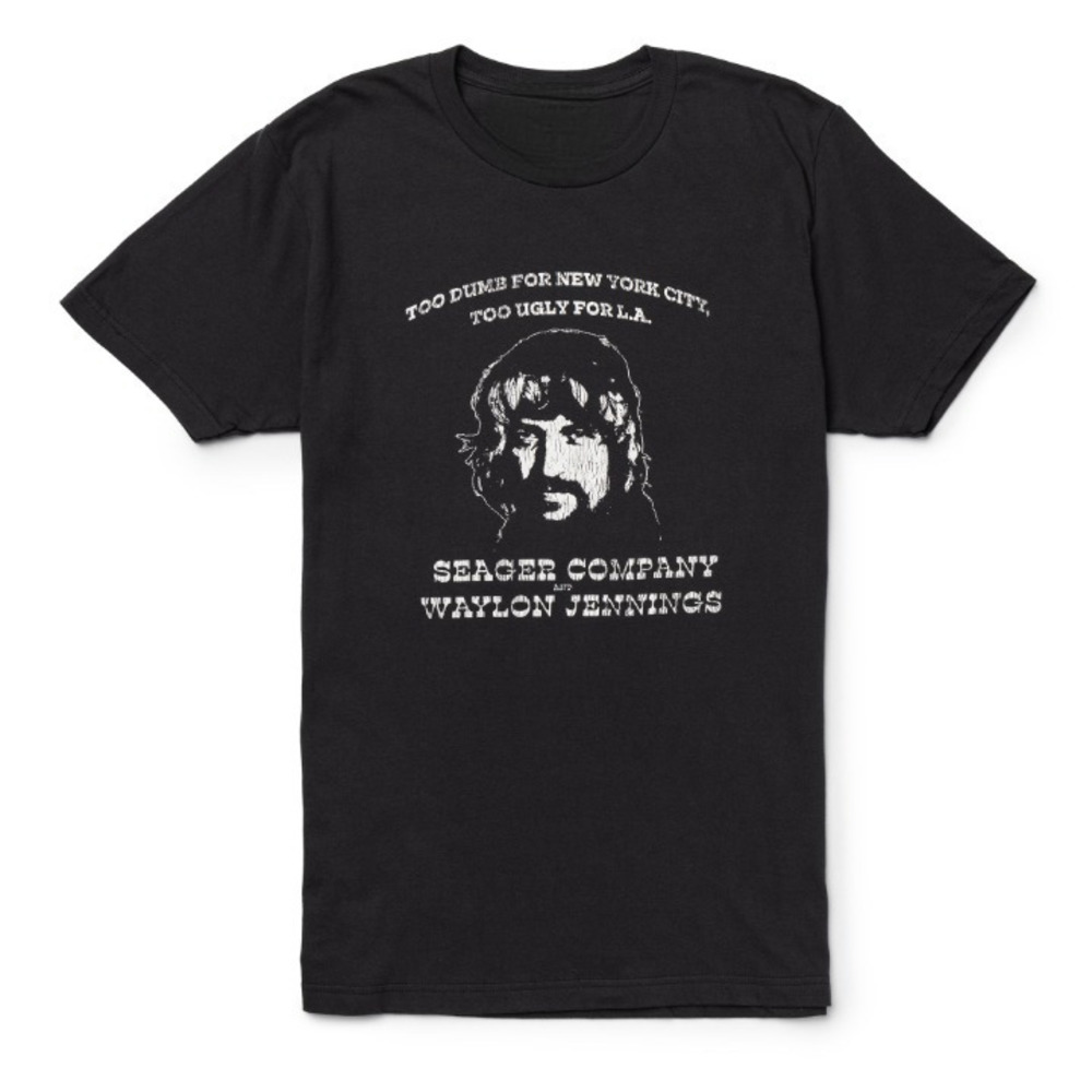 Seager X Waylon Jennings Dumb Classic Unisex Retro T-Shirt